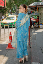 3 Piece Cambric Suit-Printed