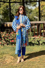 3 Piece Cambric Suit-Printed