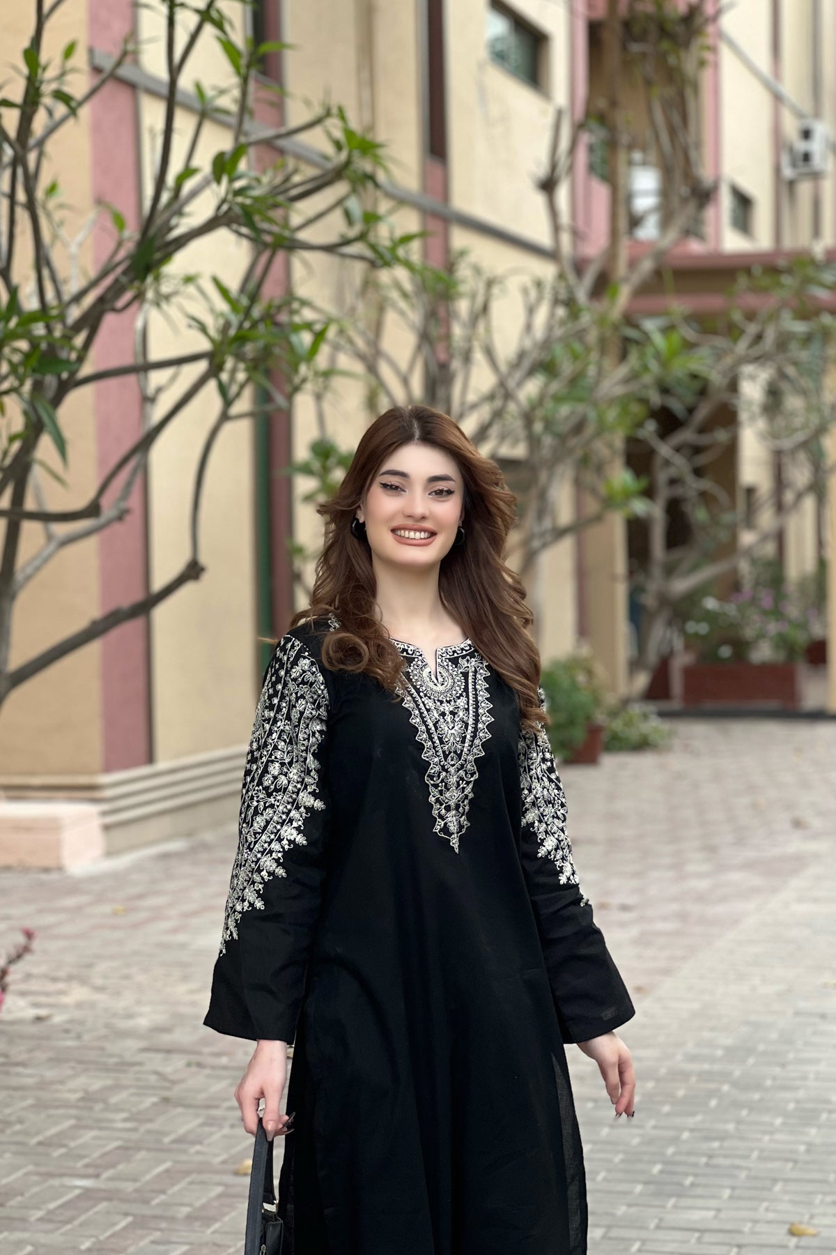 2Piece Lawn Embroidered Dress