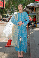 3 Piece Cambric Suit-Printed