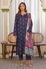 3 Piece Khaddar Suit-Printed