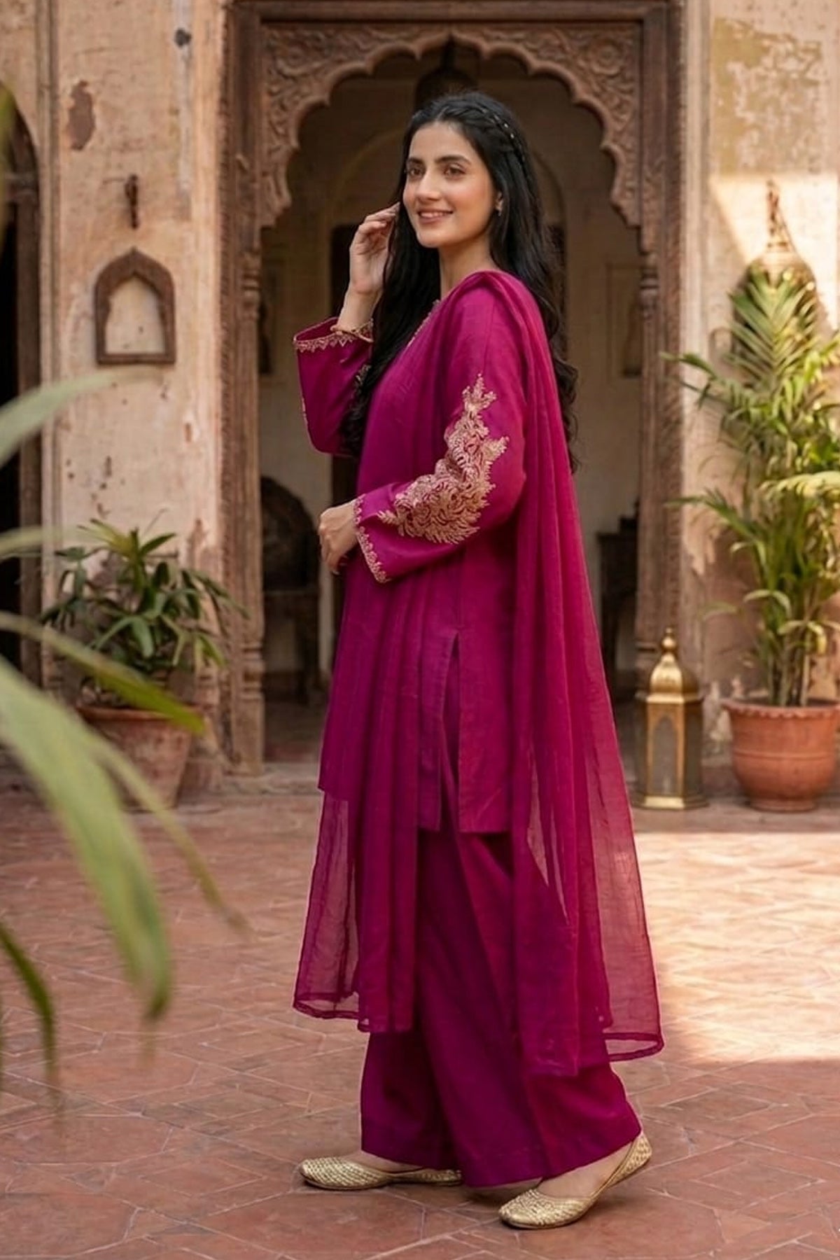 Lawn Embroidered Dress