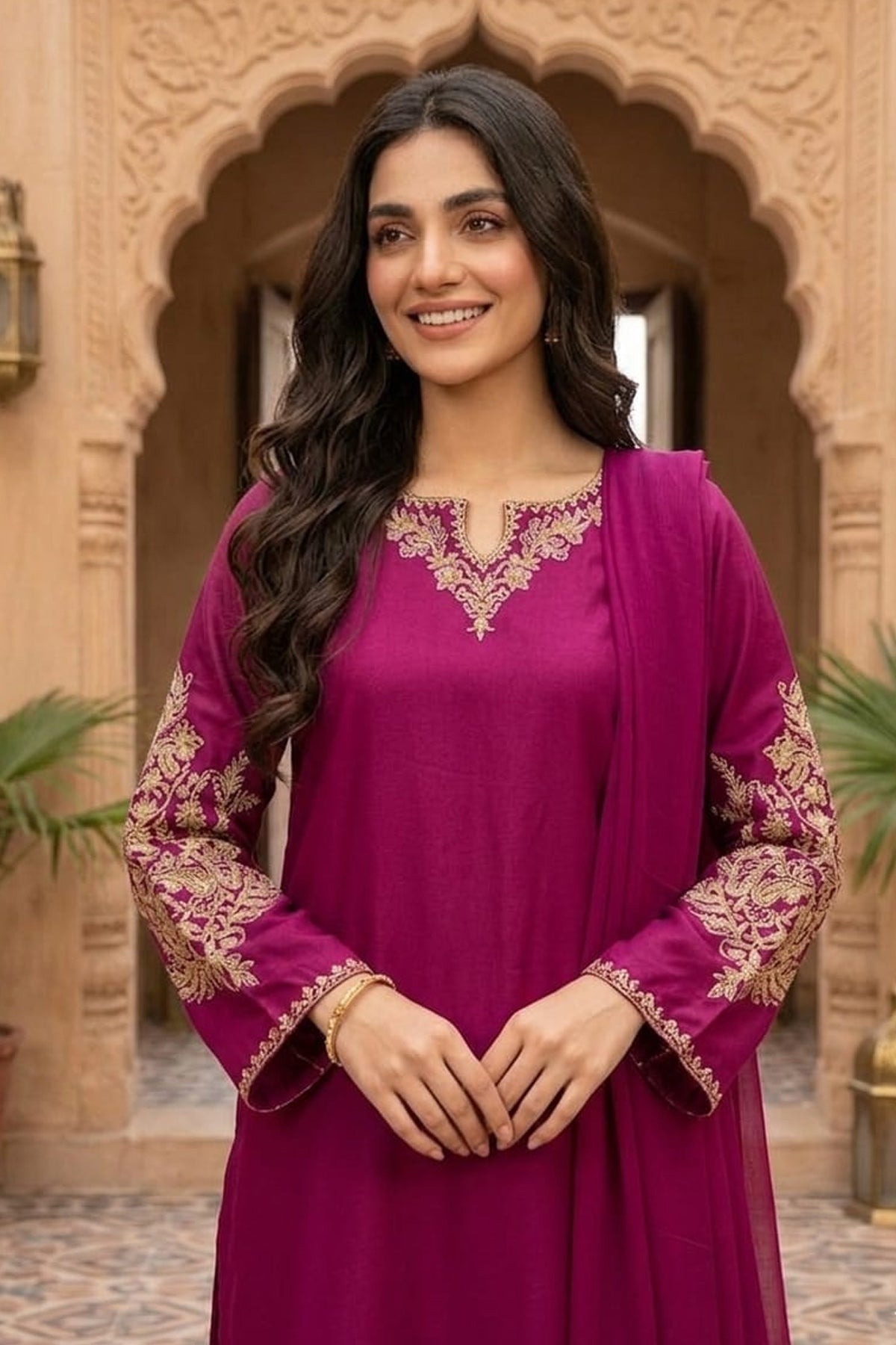 Lawn Embroidered Dress