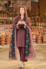 3 Piece Cambric Suit-Printed