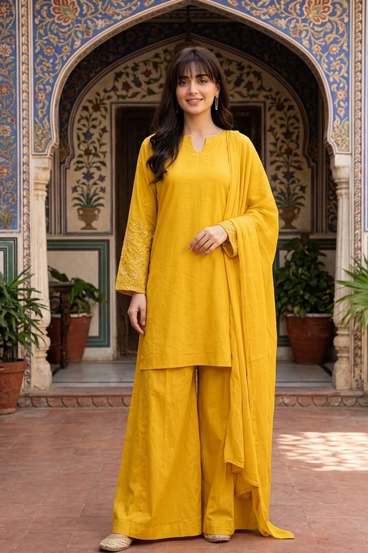 Lawn Embroidered Dress