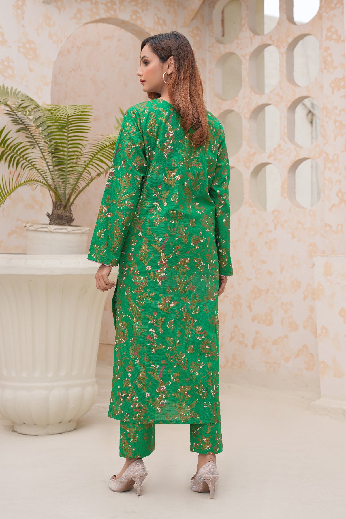 2 Piece Khaddar Suit-Paste Print
