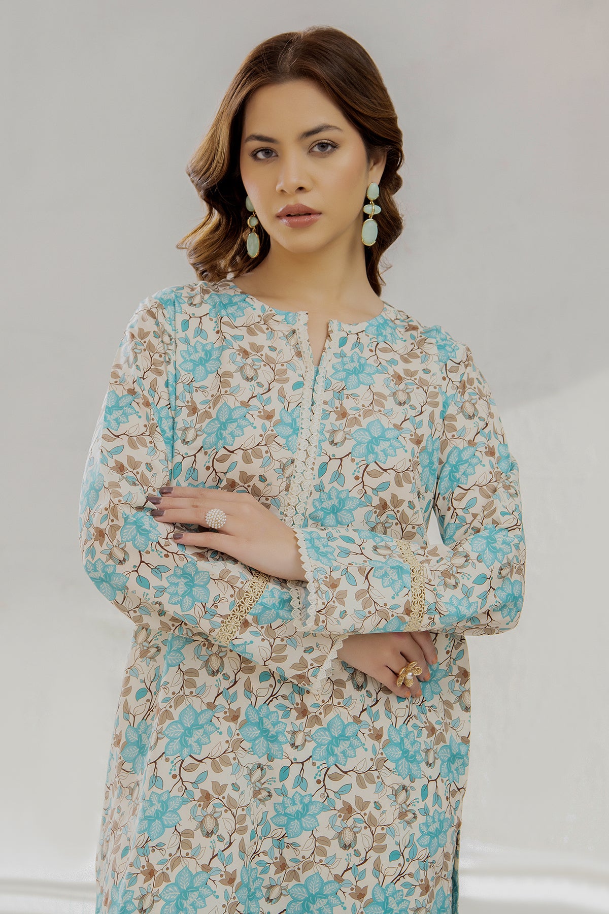 2 Piece Lawn Suit-Printed (Pret)