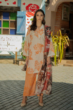 3 Piece Cambric Suit-Printed