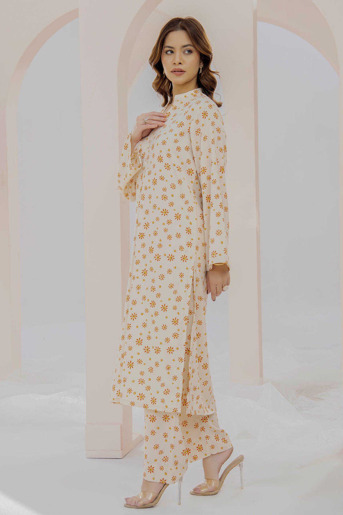 2 Piece Georgette Suit-Printed (Pret)