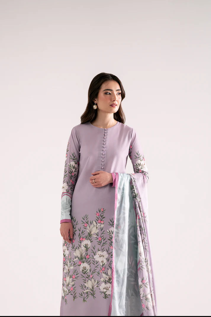 3 Piece Cambric Suit-Printed