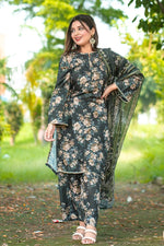 3 Piece Cambric Suit-Printed