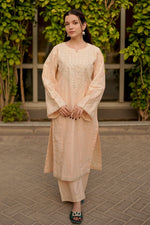 2Pc - Embroidered Zarri Lawn Dress