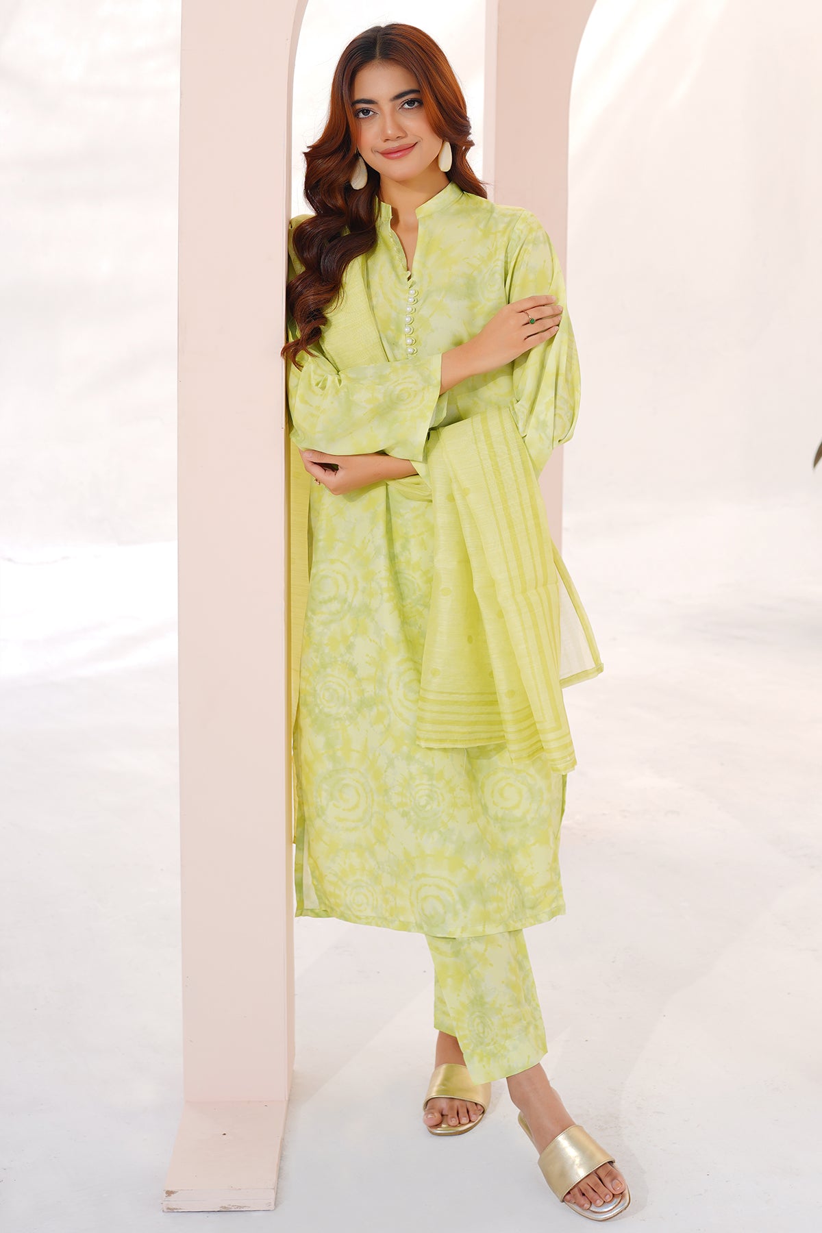 3 Piece Lawn Suit-Printed