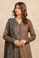 3 Piece Khaddar Suit-Printed