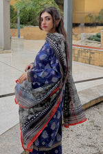 3 Piece Cambric Suit-Printed