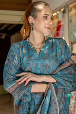 3 Piece Cambric Suit-Printed