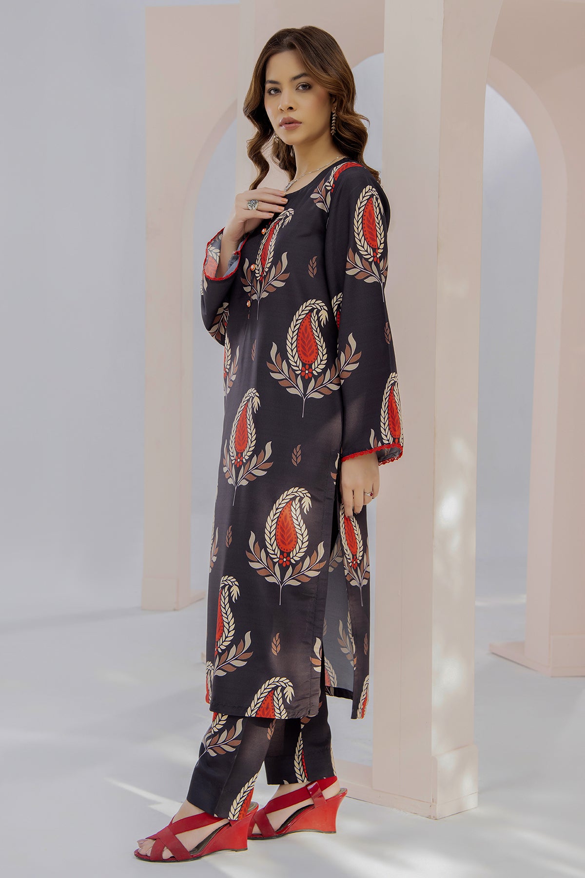 2 Piece Lawn Suit-Printed (Pret)