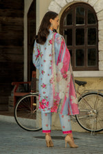 3 Piece Cambric Suit-Printed