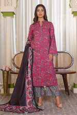 3 Piece Khaddar Suit-Printed