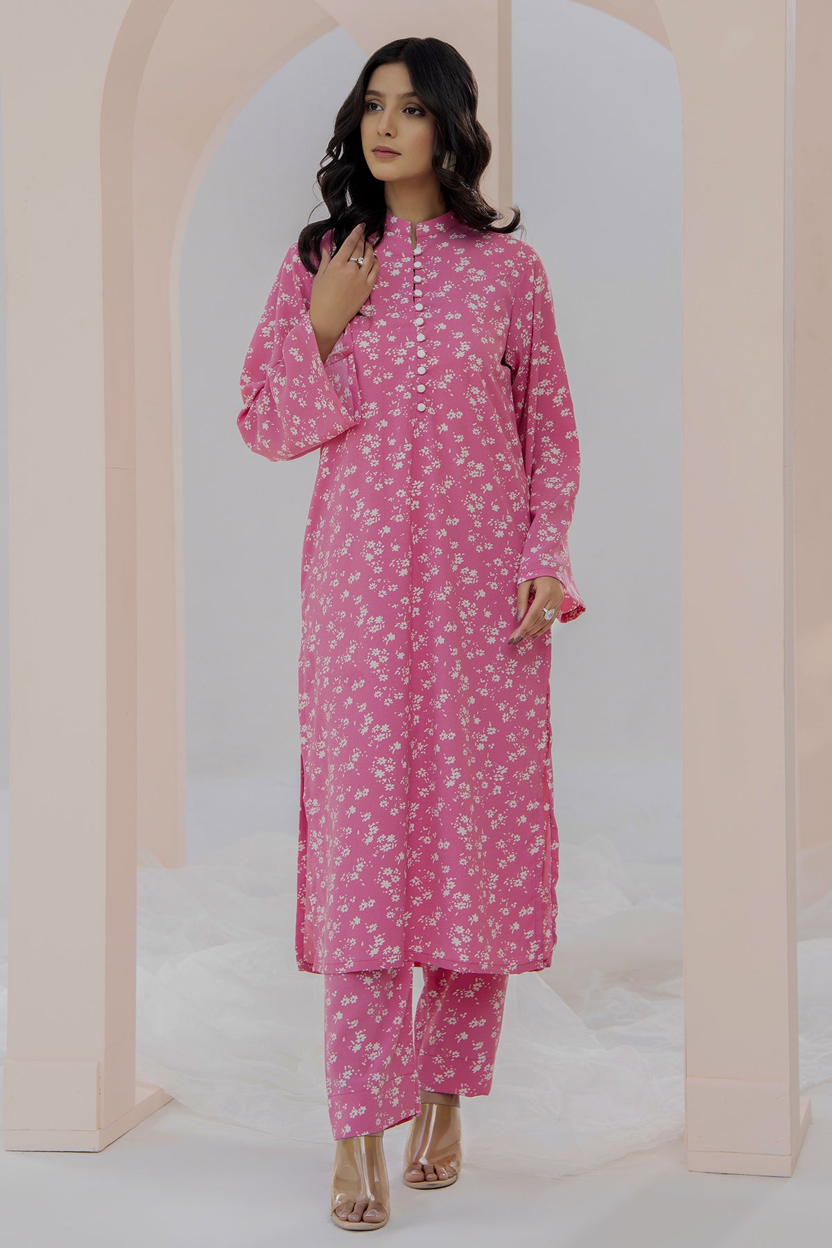 2 Piece Georgette Suit-Printed (Pret)
