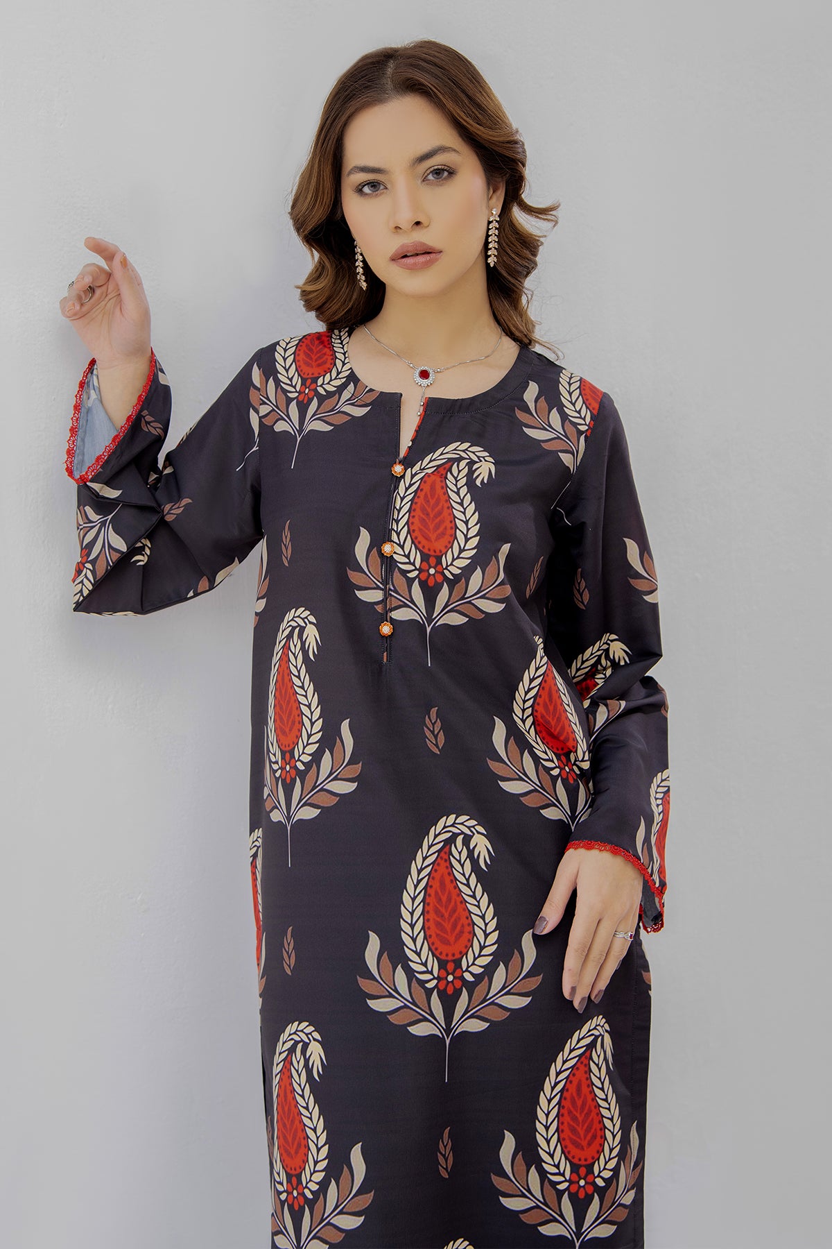 2 Piece Lawn Suit-Printed (Pret)