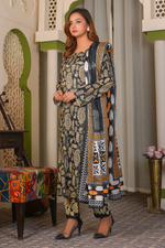 3 Piece Khaddar Suit-Printed
