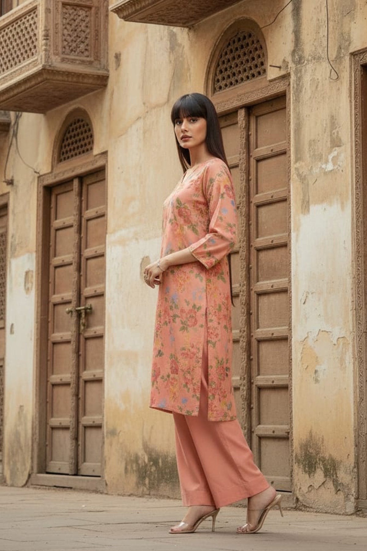 3 Piece Lawn Suit-Printed