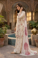 3 Piece Lawn Suit-Printed