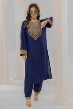 2 Piece Cotton Suit-Embroidered (Pret)