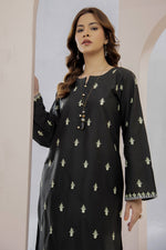 2 Piece Cotton Suit-Embroidered (Pret)
