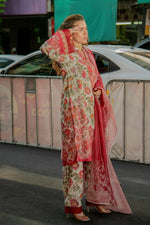 3 Piece Cambric Suit-Printed