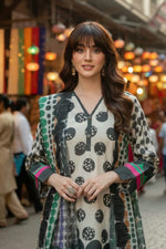 3 Piece Lawn Suit-Printed