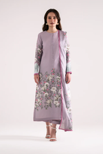 3 Piece Cambric Suit-Printed