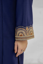 2 Piece Cotton Suit-Embroidered (Pret)