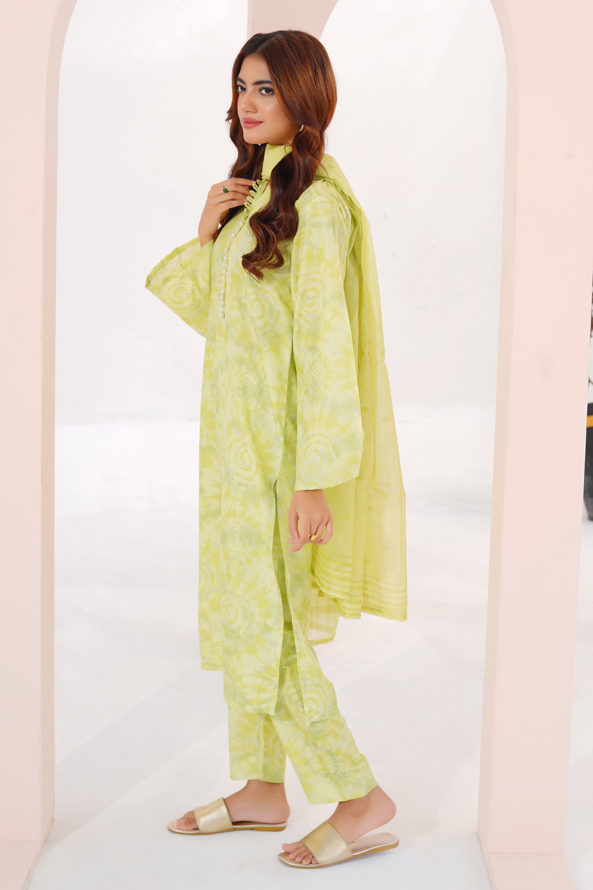 3 Piece Lawn Suit-Printed