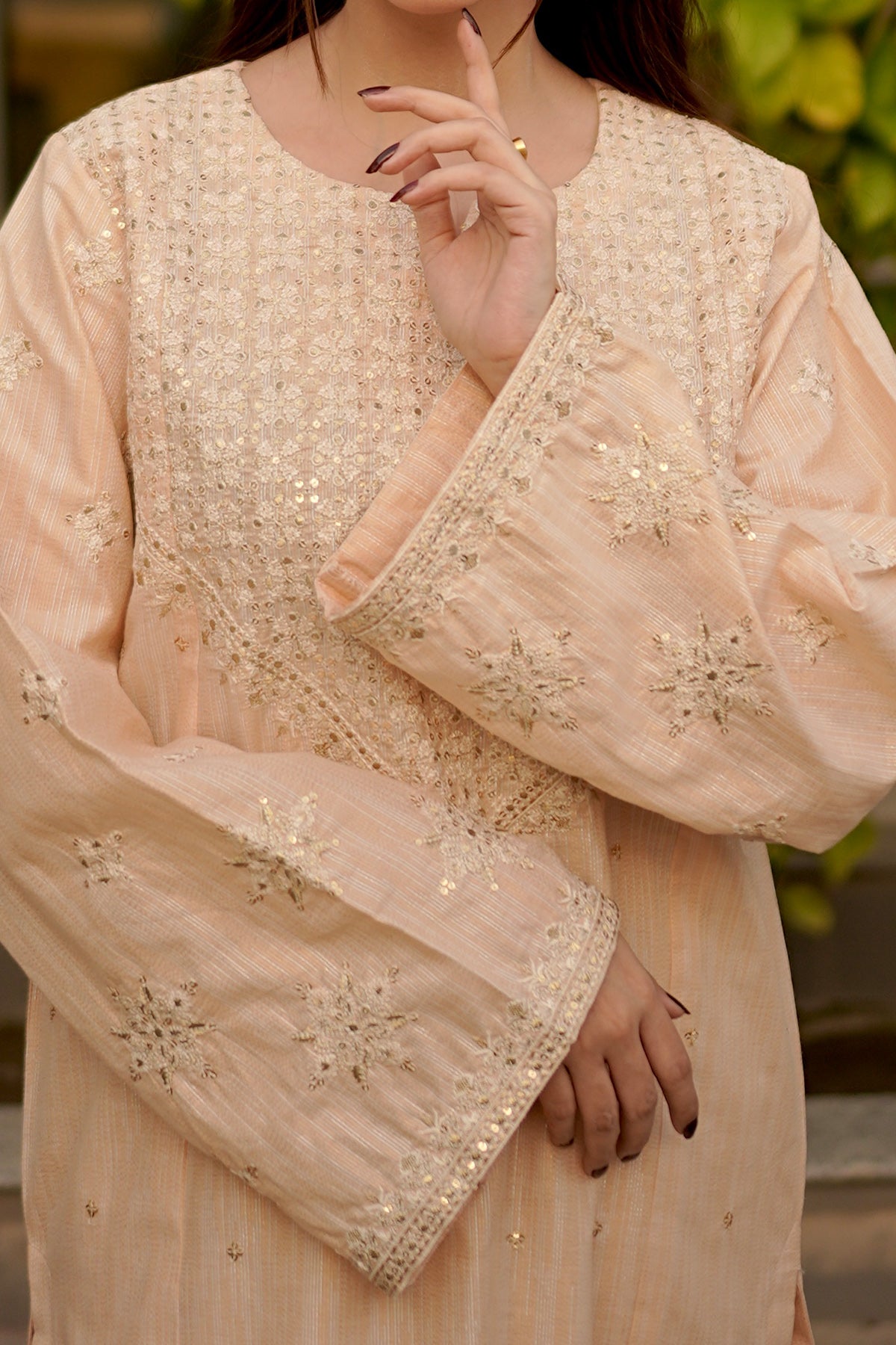2Pc - Embroidered Zarri Lawn Dress