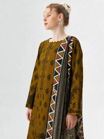 3 Piece Khaddar Suit-Printed