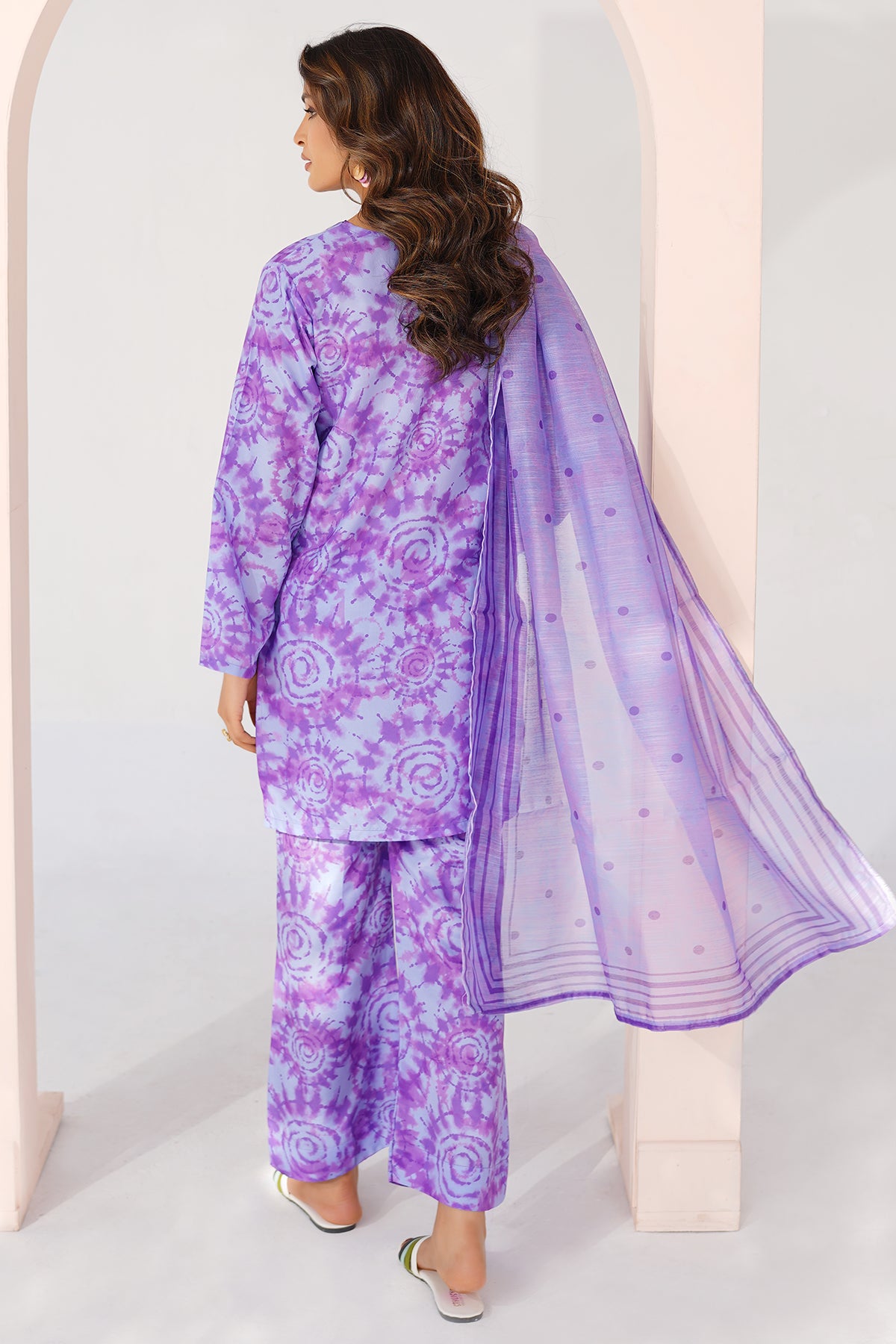 3 Piece Cambric Suit-Printed