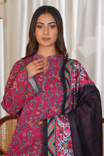 3 Piece Khaddar Suit-Printed