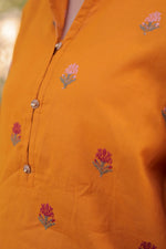 2Pc - Embroidered Solid Dress