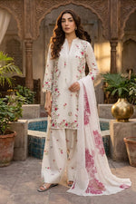 3 Piece Lawn Suit-Printed