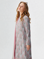 3 Piece Cambric Suit-Printed