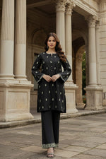 2 Piece Cotton Suit-Embroidered (Pret)