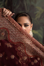 3 Piece - Embroidered Velvet Suit