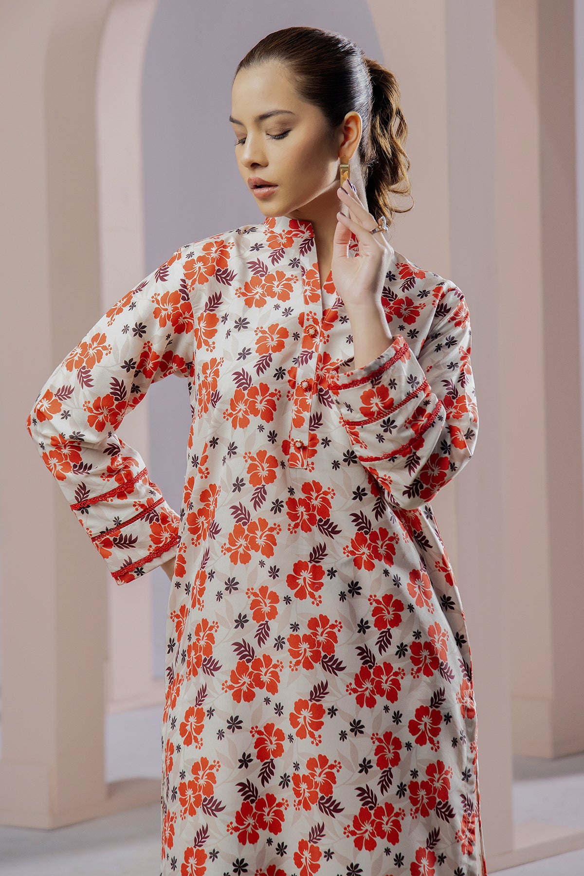 2 Piece Lawn Suit-Printed (Pret)