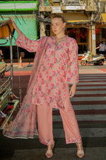 3 Piece Cambric Suit-Printed