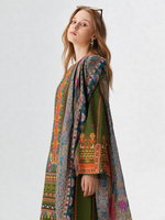 3 Piece Khaddar Suit-Printed