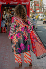 3 Piece Cambric Suit-Printed