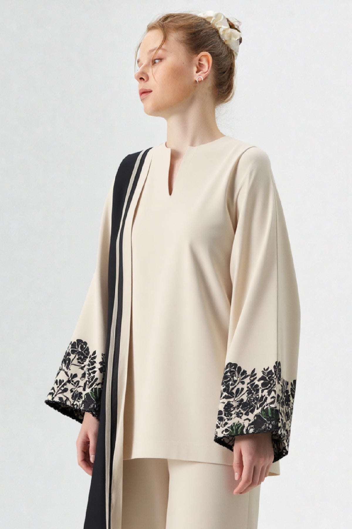 3 Piece Cambric Suit-Printed