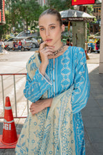 3 Piece Cambric Suit-Printed